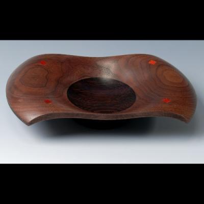 Walnut and Wenge dish