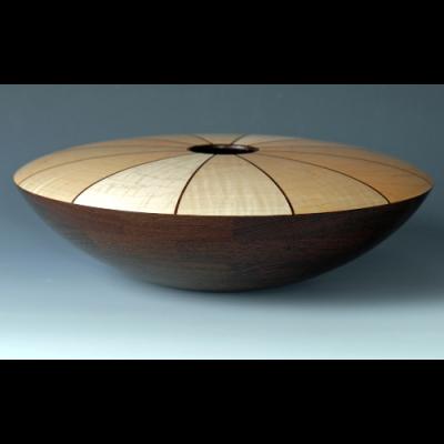 Wenge and Maple Bowl